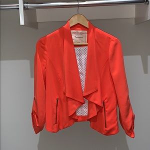 Orange blazer